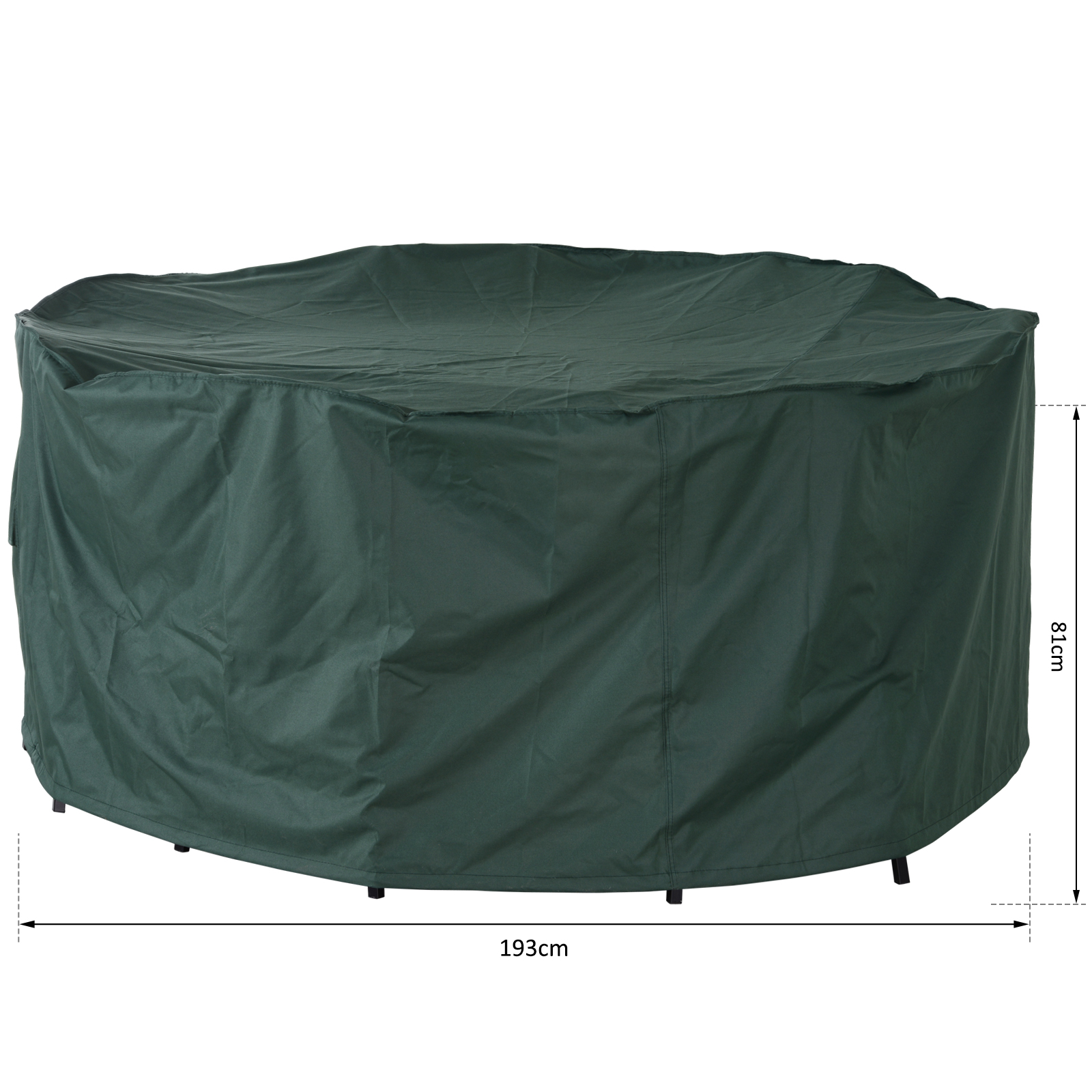 Garden Large Patio Set Round Cover Garden Furniture Cover Waterproof